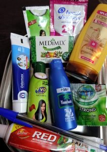 Les mini-produits de beauté en Inde
