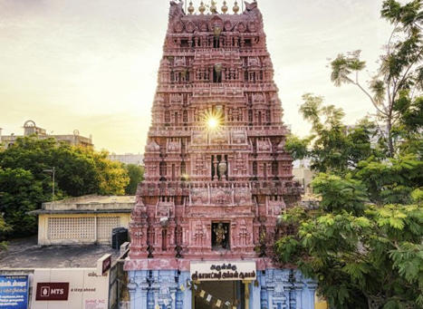 Le temple de Kamatchiamman à Pondichéry