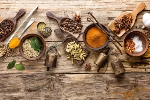 les différentes epices d'inde